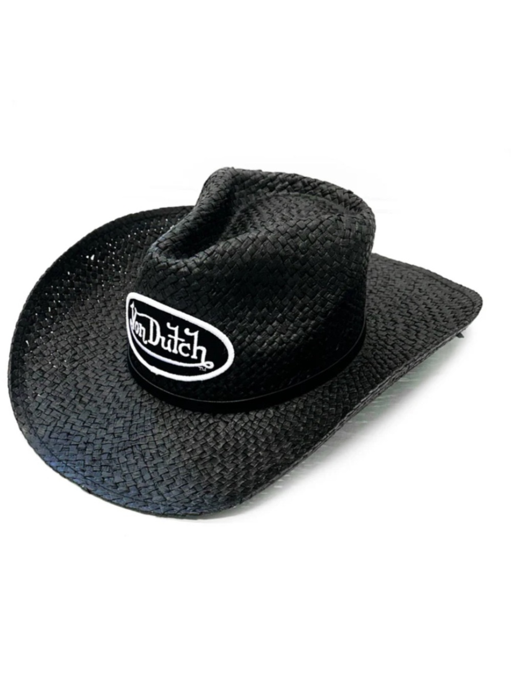 Classic Cowboy Hat in Black and White - Picture 3 of 8